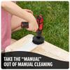 Dirt Devil Hard Bristle Cleaning Brush Set, 2 Piece, 2" and 3.5" Brushes Included, for Use on Brick, Grout, Cast Iron and More, Heavy Duty Cleaning, Scrubber Brush Drill Attachment for Cleaning view 4