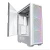 MONTECH Sky Two GX, E-ATX Mid Tower Case, High Airflow Performance, 3X140mm PWM ARGB Fans Pre-Installed, Tempered Glass Panel, Metal Mesh Front (White) view 1