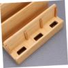 Homoyoyo Multifunctional Bamboo Charging Station Organizer for Smartphones and Tablets Eco-Friendly Cellphone Holder with Reserved Charging for Tangle Use for Home Office view 3