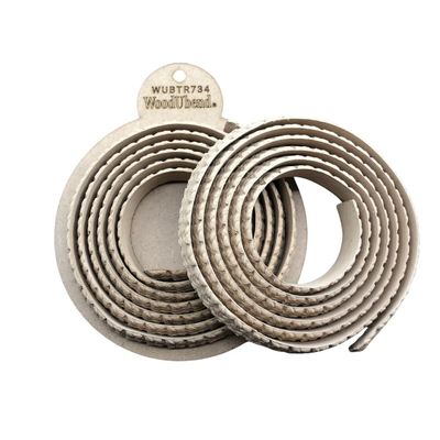 WoodUBend Pack of Two Corn Weave Trims TR734-215x1.8x0.5cm - Heat Bendable & Flexible Wood Trims - DIY Craft, Furniture & Home Decor - Easy to Apply & Paint