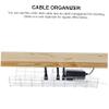 Homoyoyo High-Strength Iron Cable Management Rack Wire Organizer for Desk Cord Organizer Storage Box view 3