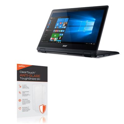 BoxWave Screen Protector Compatible with Acer Aspire R 14 (R5-471T) - ClearTouch Anti-Glare ToughShield 9H (2-Pack), Anti-Glare 9H Tough Flexible Film Screen Protector