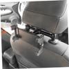Homoyoyo Car Headrest Mount for Tablets Mobile Phones Rotating Adjustable Tilt Press Design for Car Seat Back Black view 4