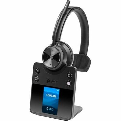 HP Poly Savi 7410 Office Monaural Microsoft Teams Certified DECT 1920-1930 MHz Headset - Microsoft Teams Certification - Mono - Wireless - Bluetooth/DECT - 590 ft - Over-The-Head, On-Ear