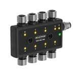 BANNER ENGINEERING R95C-8B21-MQ, Interface Modules 8-Port Discrete Modbus Hub, Female: Discrete in/Out, Male: Modbus, 814251