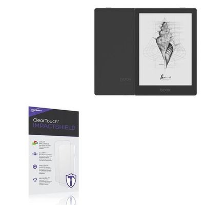 BoxWave Screen Protector Compatible with Onyx BOOX Poke 5 - ClearTouch ImpactShield (2-Pack), Impenetrable Screen Protector Flexible Film