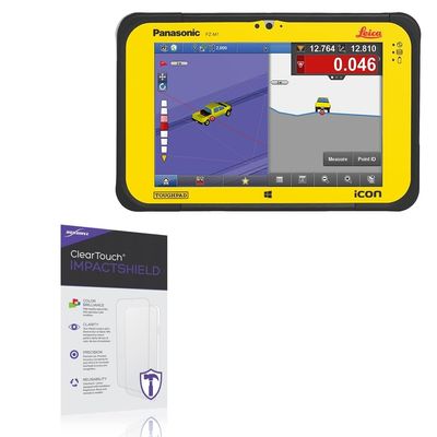 BoxWave Screen Protector Compatible with Leica Icon CC80 - ClearTouch ImpactShield (2-Pack), Impenetrable Screen Protector Flexible Film