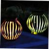 POPETPOP Solar Lantern Light Stylish Garden Night Lamp for Outdoor Decor Eco-Friendly Hanging Pendant for Courtyards and Patios Energy-Saving Lighting Green view 3