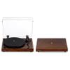 Fluance RT82 Reference High Fidelity Vinyl Turntable Record Player with Ortofon OM10 Cartridge and Anti-Vibration Wood Isolation Base - Natural Walnut view 1