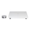 Fluance Turntable Isolation Base Anti-Vibration Wood Platform and HiFi Vinyl Record Weight Stabilizer - Piano White view 1