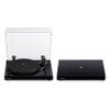 Fluance RT82 Reference High Fidelity Vinyl Turntable Record Player with Ortofon OM10 Cartridge and Anti-Vibration Wood Isolation Base - Piano Black view 1