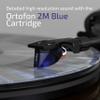 Fluance RT85 Reference High Fidelity Vinyl Turntable Record Player with Ortofon 2M Blue Elliptical Cartridge and Anti-Vibration Wood Isolation Base - Piano White view 4