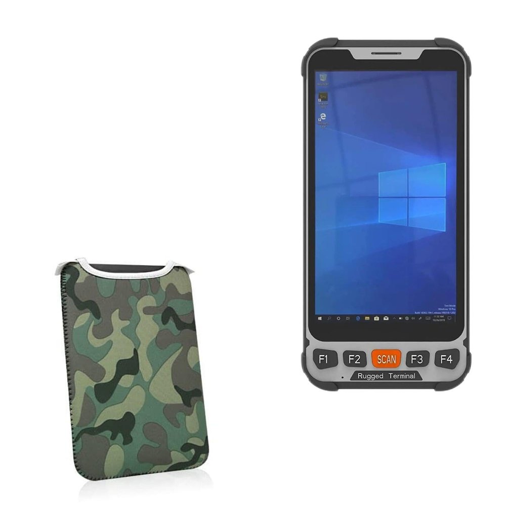 BoxWave Case Compatible with Geekland GK-LT59-WIN (6 in) - Camouflage SlipSuit, Slim Design Camo Neoprene Slip On Pouch