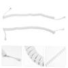 Veemoon 2pcs Coiled Telephone Cord Flexible Phone Cords for Communication for Home Office Use Reliable Spring Wire Design view 2