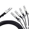Macroreer 40G QSFP+ Breakout DAC Cable (Compatible with Intel Data Centers), Passive Copper, QSFP+ to 4X SFP+ Twinax, 3M 9.8ft view 2