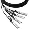 Macroreer 40G QSFP+ Breakout DAC Cable (Compatible with Intel Data Centers), Passive Copper, QSFP+ to 4X SFP+ Twinax, 3M 9.8ft view 3
