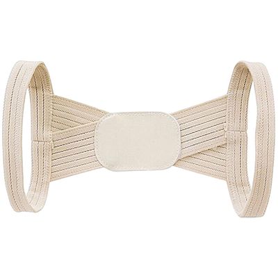 Frcolor Adjustable Posture Corrector Belt for Men Women Kids Lightweight Breathable Back Brace Strap for Spine Support and Back Straightening at Home Office