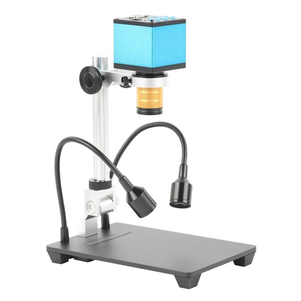 ZTBH Microscope Accessories Kit 50X Zoom Electronic Magnifier Long Focus Video Microscope HDMI USB Camera for Phone Jewelry Appraisal Repair Testing Check Microscope Slides (Color : 20MP HDMI VGA)
