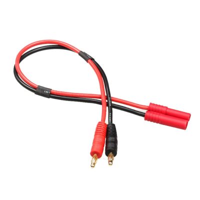 1pcs 4.0 MM Banana Plug to 4.0MM Sheath Plug Charging Cable (Color : 20cm)
