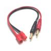 1pcs 4.0 MM Banana Plug to 4.0MM Sheath Plug Charging Cable (Color : 20cm) view 2