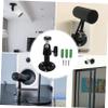 Homoyoyo 4pcs Security Camera Wall Mount Bracket Swivel and Tilt Construction for Indoor Outdoor Use Fit for Cameras view 3