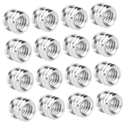 OFFSCH 20pcs Aluminum Alloy Mic Stand Adapter to Threaded Tripod Screw for Camera Mounts and Easy to Use for Photography Enthusiasts