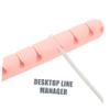 DOITOOL 8pcs Adhesive Cable Clips Slots Cord Organizer for Desktop Efficient Cable Management Tool for Home Office Car and More Fits Wires view 3