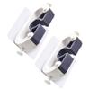 GRIRIW Punch Mop Holder 2pcs Wall Mount Broom Rack for Bathroom Laundry Kitchen view 1