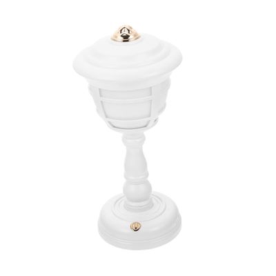 jojofuny Mini Desktop Lamp Decorative Tabletop Light Eye Caring Bedside Nightstand Light European Style Retro Design USB Charging Bedside Home Decor