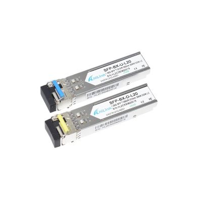 10Pairs SFP 1.25Gb 1310/1550nm 20km 40km DDM LC Connector Transceiver(20km and 40km)