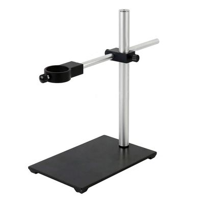 ZTBH Microscope Accessories Kit Full Metal Lab Industrial Video Microscope Adjustable Stand Focusing Bracket 40mm/50mm Ring Holder for HDMI VGA Video Camera Microscope Slides (Color : 40mm.)