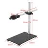 ZTBH Microscope Accessories Kit Full Metal Lab Industrial Video Microscope Adjustable Stand Focusing Bracket 40mm/50mm Ring Holder for HDMI VGA Video Camera Microscope Slides (Color : 40mm.) view 2