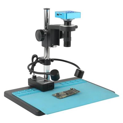 Microscope Accessories Kit 48MP 4K VGA HDMI USB Electronic Digital Industrial Lab Video Microscope Camera 260X Long Focus High Distance High Visual Field Microscope Slides ( Color : 20MP HDMI USB )