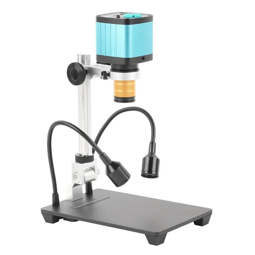 Microscope Accessories Kit 50X Zoom Electronic Magnifier Long Focus Video Microscope HDMI USB Camera For Phone Jewelry Appraisal Repair Testing Check Microscope Slides ( Color : 48MP 2K 4K HDMI USB )