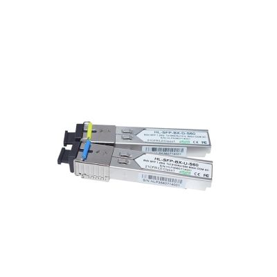 3Pairs SFP 1.25Gb BD 1310/1550nm 60KM DDM SC LC Connector Optional Transceiver(LC Connector)