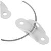 SHOWERORO 5sets Durable Proofing Furniture Anchors Easy Install Wall Anchors for Securing Dressers and Furniture Prevent Tipping for Boy Girl Safety White Color with Screws view 3