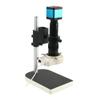 Microscope Accessories Kit 1080p HDMI USB Industrial Electronic Digital Video Microscope Camera + 100X 180X 300X Zoom C Mount Lens + 56 LED Ring Light Microscope Slides ( Color : Blue , Size : 180X ) view 1