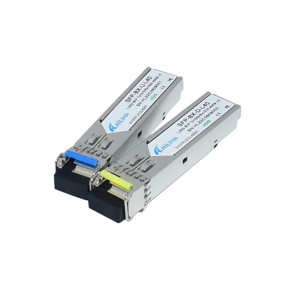1G 1000BASE-BX 1.25G 1310nm/1550nm 40km LC/SC WDM SFP(10pairs LC Connector)