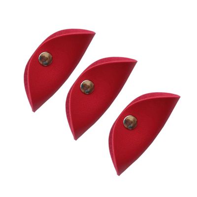 Homoyoyo 3pcs Pu Leather Headphone Cable Winder for Cable Storage Wire Management