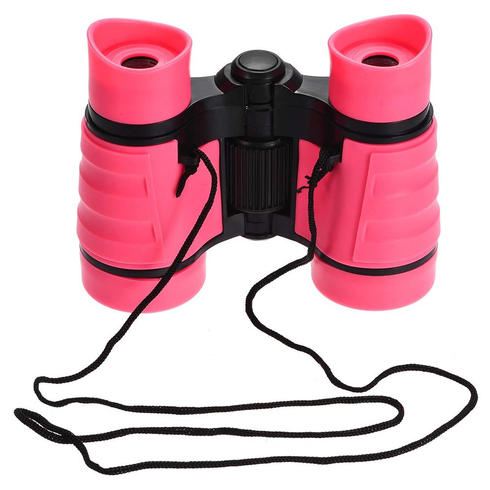 BBAUER Binoculars 4X30 Compact Foldable Binoculars Shock Proof Pink with Neck Strap for Bird Watching Hiking Camping (Color : Pink), haotingting123