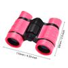 BBAUER Binoculars 4X30 Compact Foldable Binoculars Shock Proof Pink with Neck Strap for Bird Watching Hiking Camping (Color : Pink), haotingting123 view 2