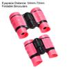 BBAUER Binoculars 4X30 Compact Foldable Binoculars Shock Proof Pink with Neck Strap for Bird Watching Hiking Camping (Color : Pink), haotingting123 view 3