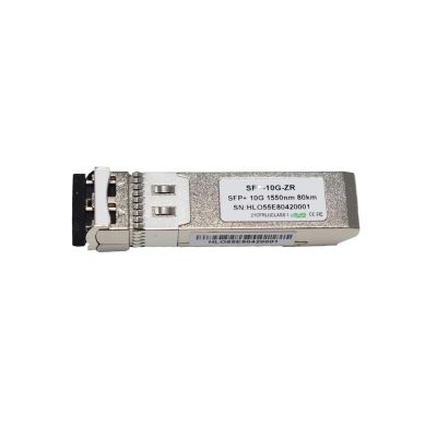 Pluggable 10G SFP+ SMF 80KM ZR Transceiver 10G ZR 80KM 1550nm SFP Ethernet(2 pcs)
