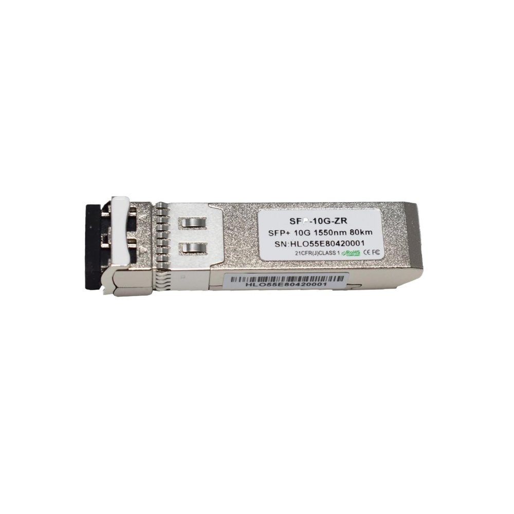 Pluggable 10G SFP+ SMF 80KM ZR Transceiver 10G ZR 80KM 1550nm SFP Ethernet(2 pcs)
