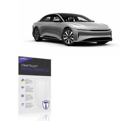 BoxWave Screen Protector Compatible with Lucid Motors 2024 Air Cockpit Display (34 in) - ClearTouch ImpactShield (2-Pack), Impenetrable Screen Protector Flexible Film