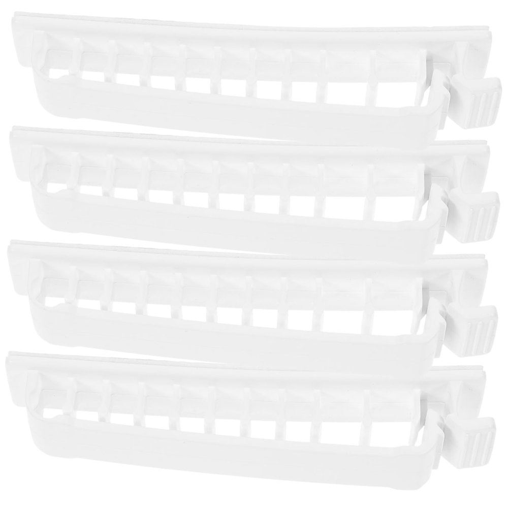 Homoyoyo 4pcs Cable Management Clips Adhesive Cord Keepers for Cables Easy to Install Wire Organizer for Desk and Home Tidy up Charging Wires and Data White