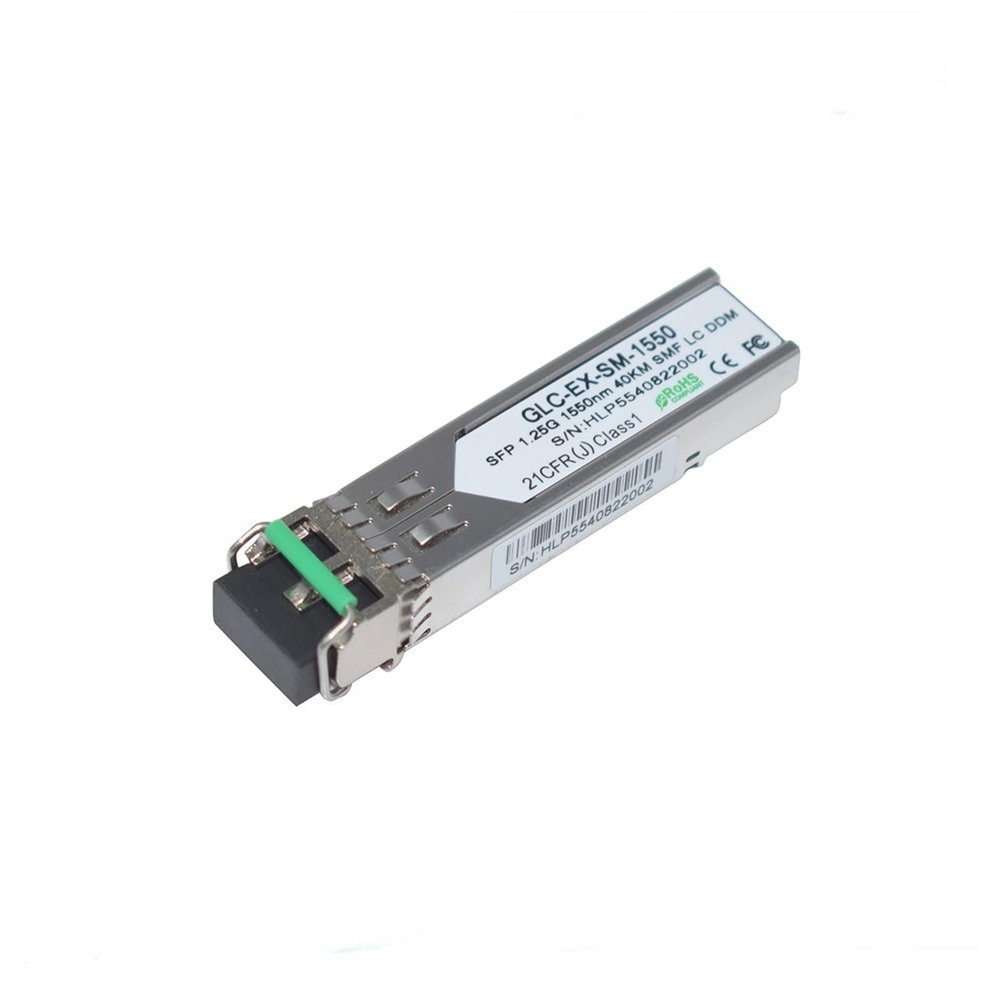 1.25G 120KM 1000BASE 1550nm SMF GLC-ZX-SM Optical LC SFP Transceiver DOM(5 pcs)