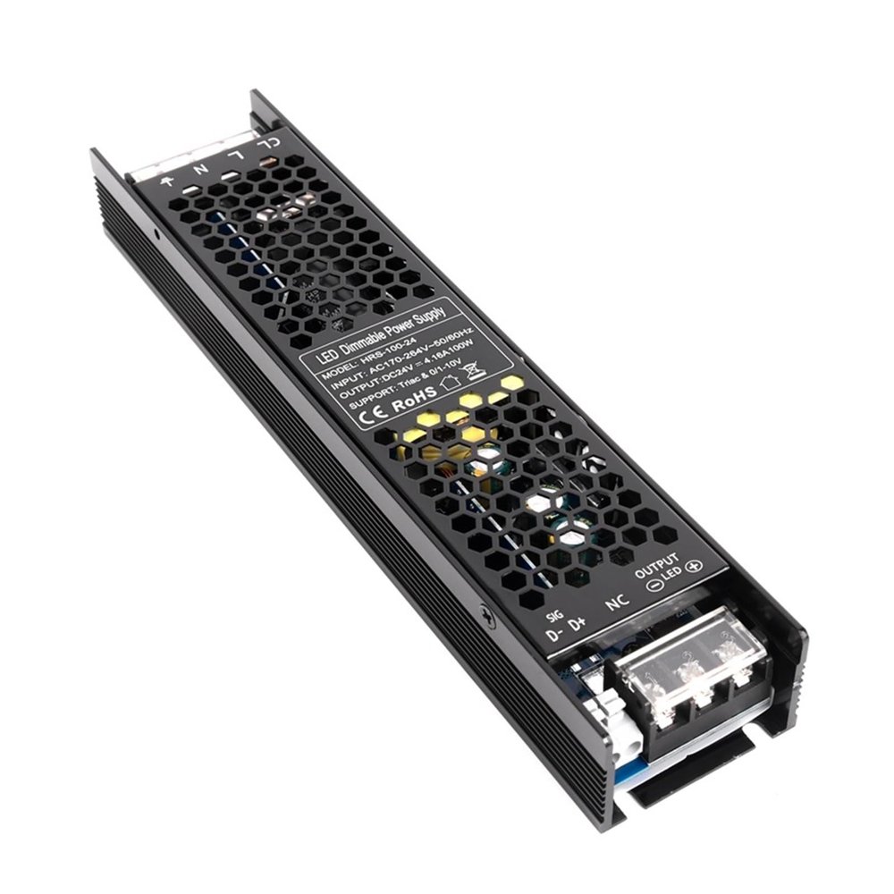 YIOGEQKWG 0-10V dimming Power Supply 60-300W SCR dimming Power Supply 12V24V dimming Switching Power Supply (Size : HRS-250-24)
