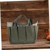 Homoyoyo Gardening Tool Bag Portable Oxford Fabric Storage Tote Multiple Pockets Organizer for Garden Tools Comfortable Carry Handle for Outdoor Indoor Use view 4