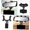 DOITOOL Rotatable Rearview Mirror Phone Holder for Car Retractable Smartphone Mount for Navigation and Calls Fit for All Vehicles view 4